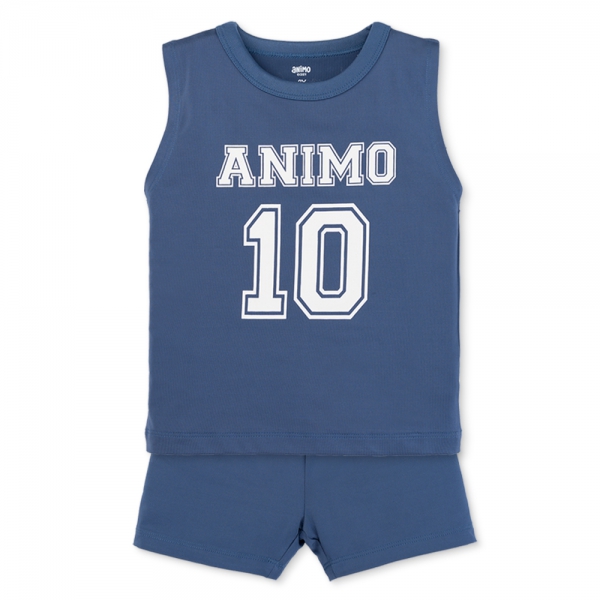 Bộ bé trai áo sát nách quần ngắn Animo easy (1-4Y) HN0725027