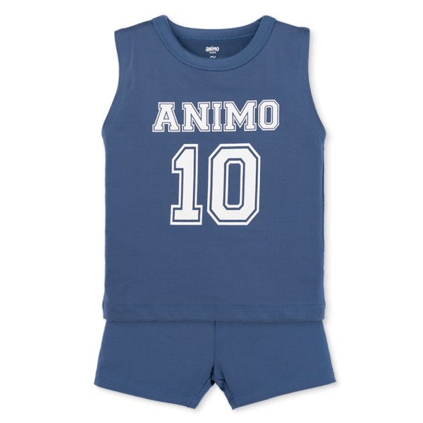 Bộ bé trai áo sát nách quần ngắn Animo easy (1-4Y) HN0725027