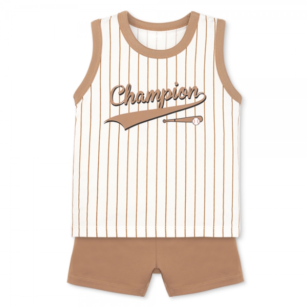 Bộ bé trai áo sát nách quần ngắn Animo easy (1-4Y) HN0725025