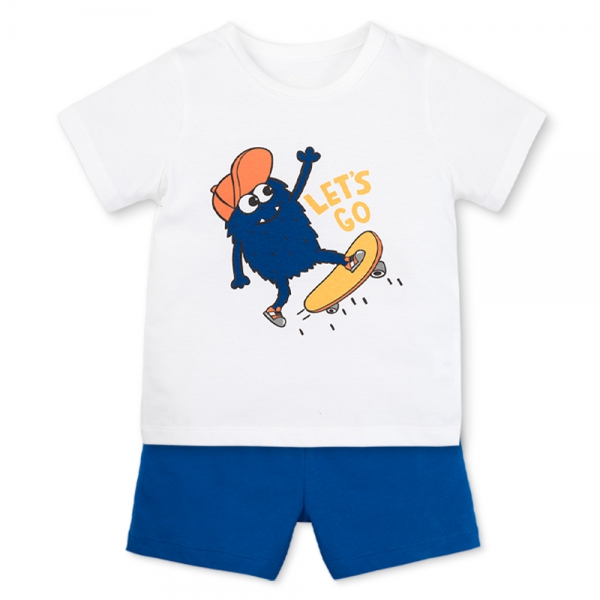 Bộ bé trai áo tay ngắn quần ngắn Animo easy (1-4Y) HN0925041