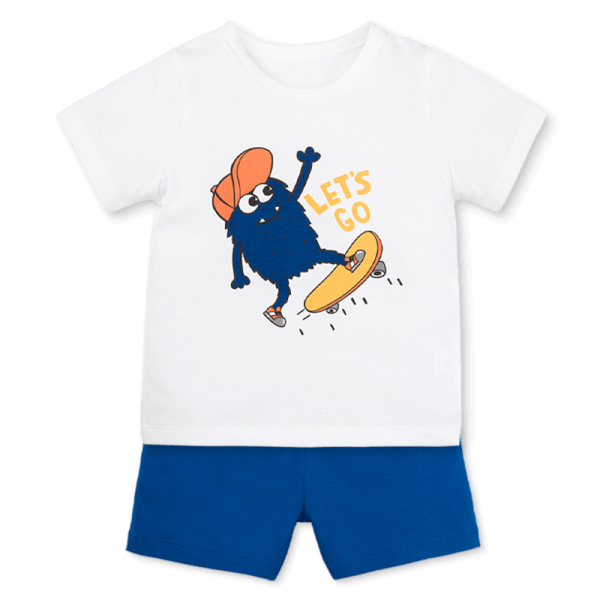 Bộ bé trai áo tay ngắn quần ngắn Animo easy (1-4Y) HN0525058