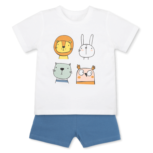 Bộ bé trai áo tay ngắn quần ngắn Animo easy (1-4Y) HN0525055