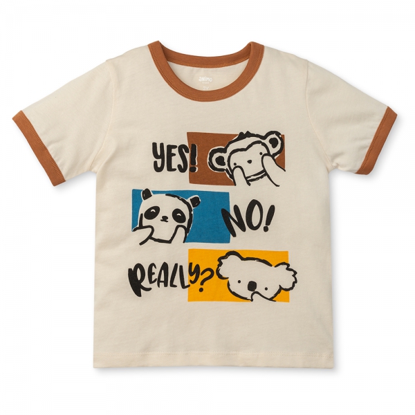 Bộ bé trai áo tay ngắn quần ngắn Animo easy (1-4Y) HN0525044