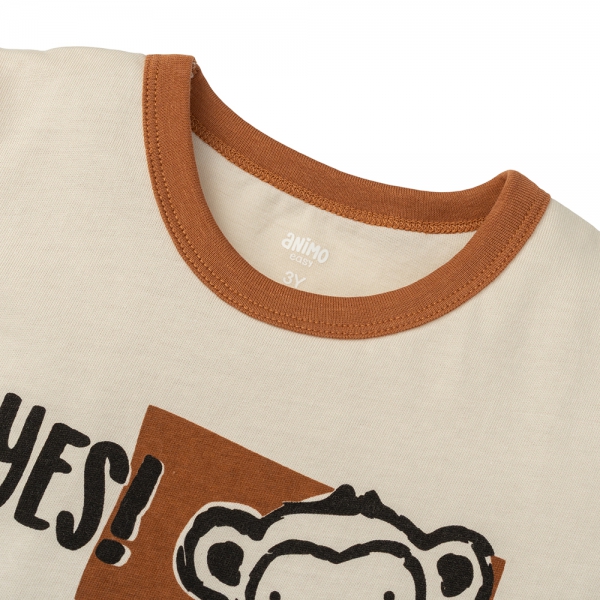 Bộ bé trai áo tay ngắn quần ngắn Animo easy (1-4Y) HN0525044