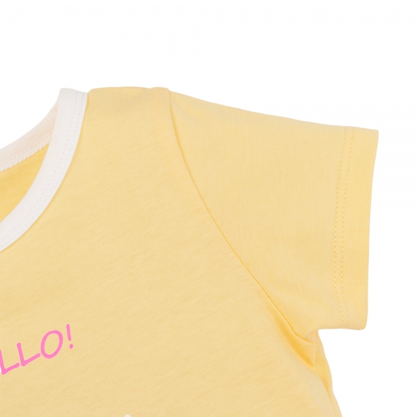 Áo bé gái Animo Easy LU0625018 (1-4Y,Vàng,TT02)