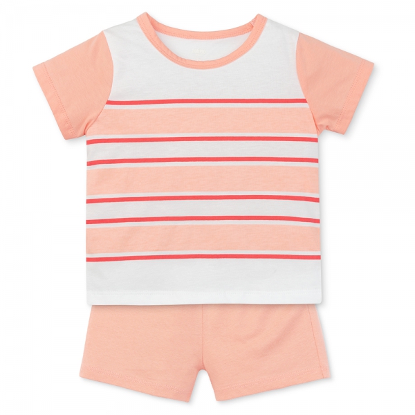 Bộ bé gái áo tay ngắn quần ngắn Animo easy (1-4Y) TX0625027