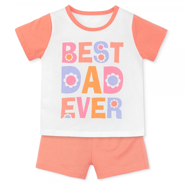 Bộ bé gái áo tay ngắn quần ngắn Animo easy (1-4Y) TX0625022