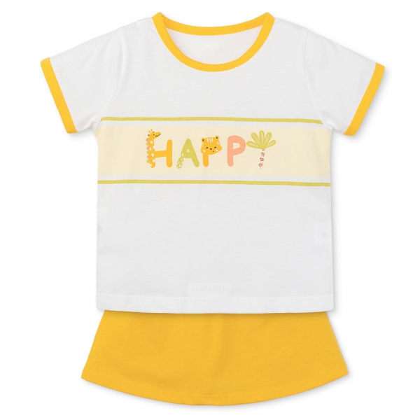 Bộ bé gái áo tay ngắn chân váy Animo easy (1-4Y) TX0625023