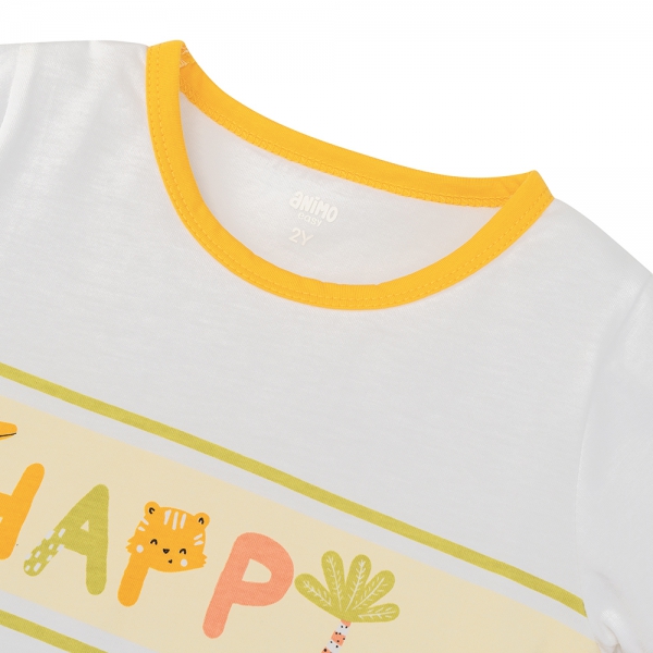 Bộ bé gái áo tay ngắn chân váy Animo easy (1-4Y) TX0625023