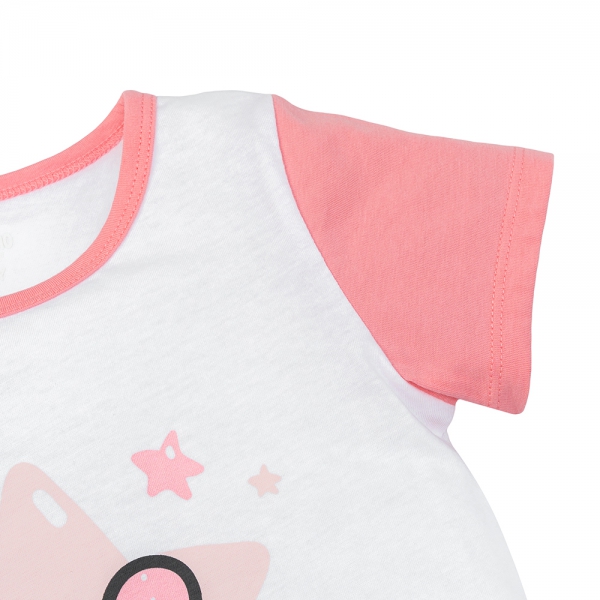 Bộ bé gái áo tay ngắn quần ngắn Animo easy (1-4Y) LU0625016