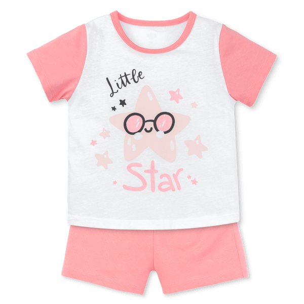 Bộ bé gái áo tay ngắn quần ngắn Animo easy (1-4Y) LU0625016