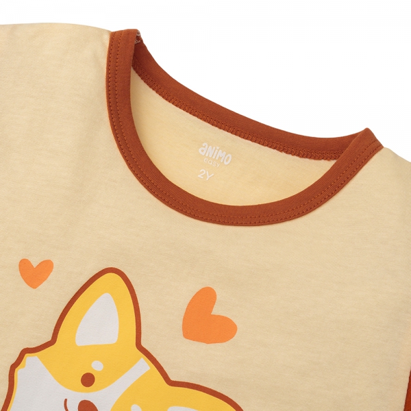 Bộ bé gái áo sát nách quần ngắn Animo easy (1-4Y) LU0625015