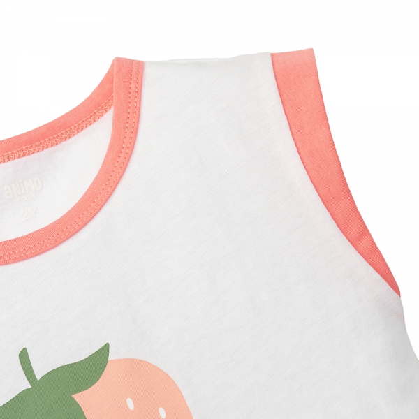 Bộ bé gái áo sát nách quần ngắn Animo easy (1-4Y) LU0625014