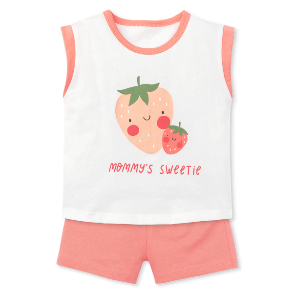 Bộ bé gái áo sát nách quần ngắn Animo easy (1-4Y) LU0625014