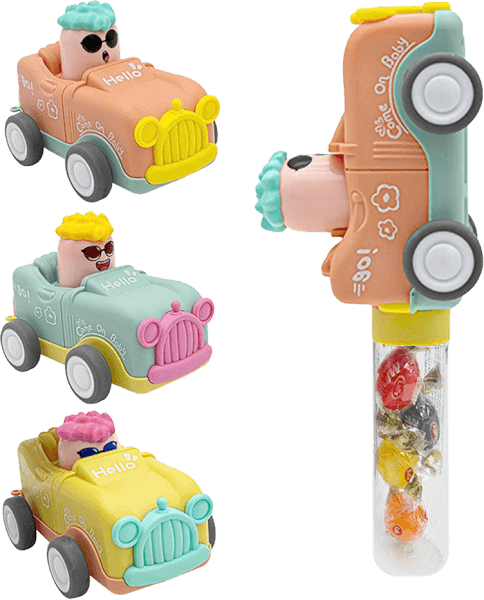 Kẹo cứng hương trái cây Minik Bonbon 9g - hình chú bé lái xe