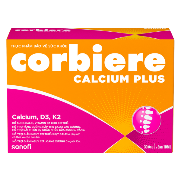 Thực phẩm bảo vệ sức khỏe Corbiere Calcium Plus