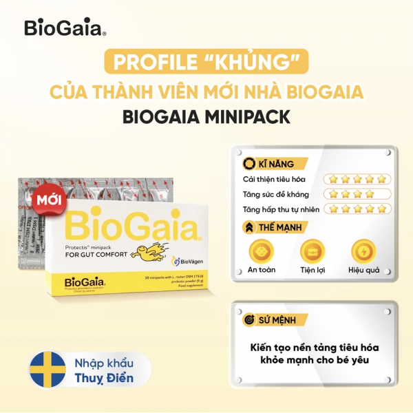 Thực Phẩm bảo vệ sức khỏe BioGaia Protectis minipack