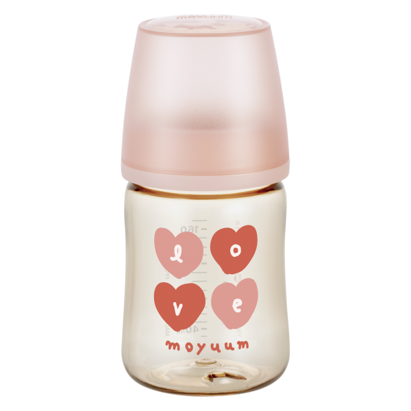 Bình sữa Moyuum thế hệ 3 PPSU 170ml (trái tim hồng)