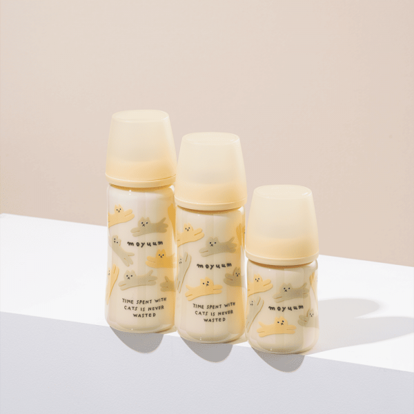 Bình sữa Moyuum thế hệ 3 PPSU 170ml (mèo vàng)