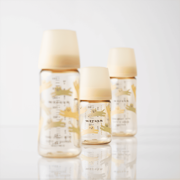 Bình sữa Moyuum thế hệ 3 PPSU 170ml (mèo vàng)