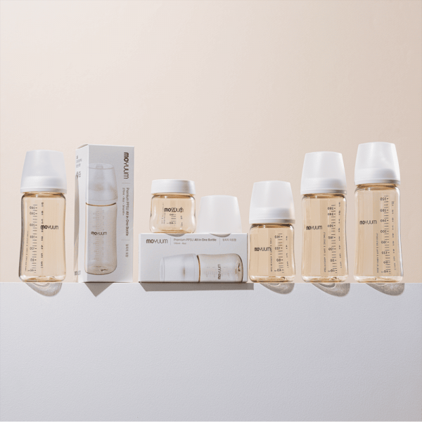 Bình sữa Moyuum thế hệ 3 PPSU 270ml (Beige, mẫu mới)