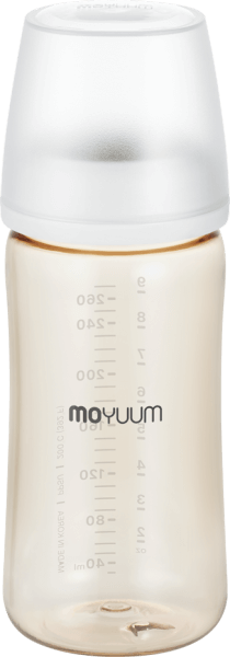Bình sữa Moyuum thế hệ 3 PPSU 270ml (Beige, mẫu mới)