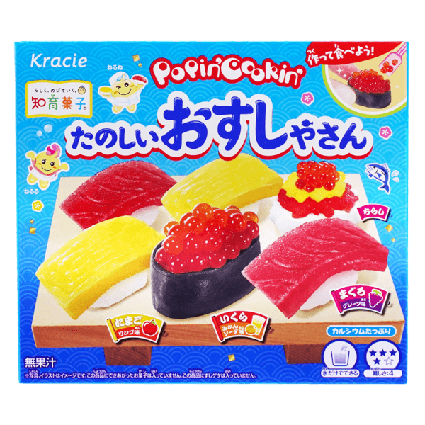 Kẹo sáng tạo sushi -  Popin' Cookin' - Tanoshii Osushi Ya San