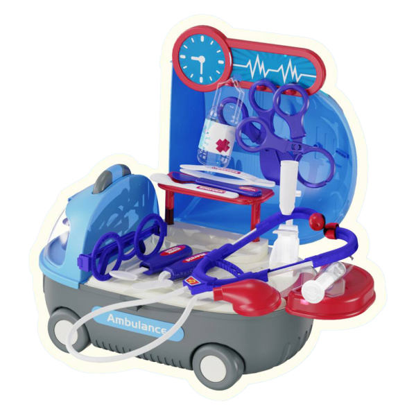 Xe ô tô 2in1 mô phỏng bác sĩ kèm phụ kiện CY632394 C503