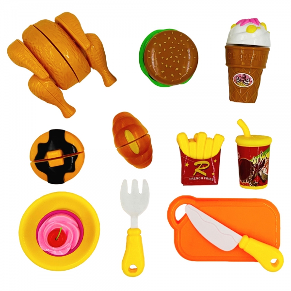 Đồ chơi cắt thức ăn nhanh YN623952 C502