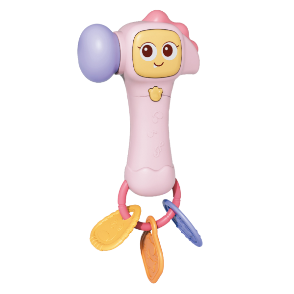 Đồ chơi phát nhạc búa đập đeo kính râm siêu ngầu có nhạc HW24137329-P C504 (Hồng)