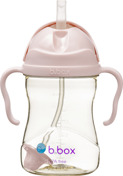 Bình nước PPSU 360 độ cho bé tập uống nước Bbox 240ml (blush)