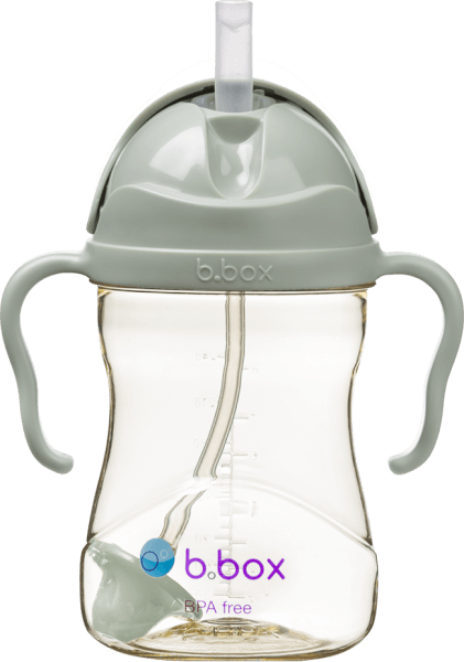 Bình nước PPSU 360 độ  cho bé tập uống nước Bbox 240ml (sage)
