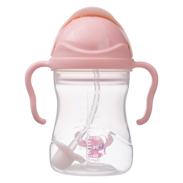 Bình nước 360 độ cho bé tập uống nước Bbox 240ml (Hồng, stitch)