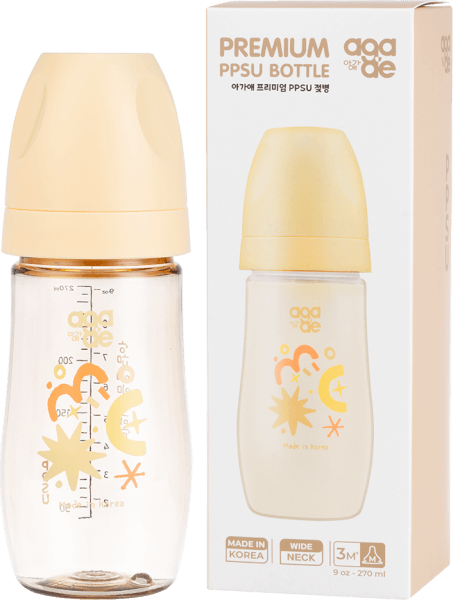 Combo 2 Bình sữa PPSU Aga-ae cao cấp 270ml (nắng mai)