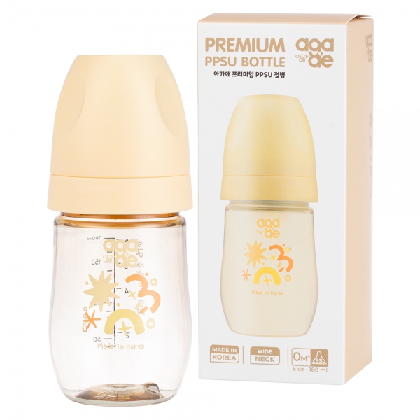 Bình sữa PPSU Aga-ae cao cấp 180ml (nắng mai)