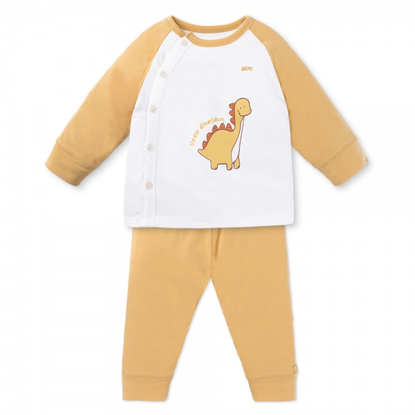 Set 2 bộ modal kháng khuẩn dài Animo VD0325030 (0-24M,Vàng-trắng,TT06)