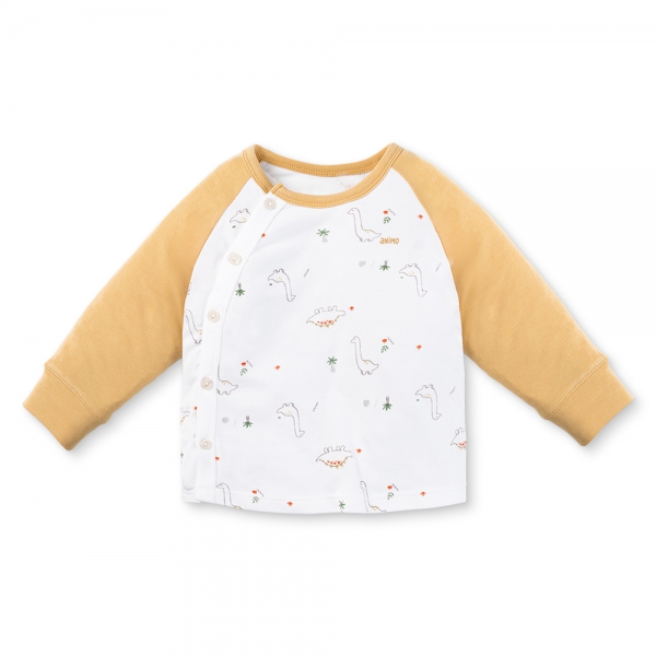 Set 2 bộ modal kháng khuẩn dài Animo VD0325030 (0-24M,Vàng-trắng,TT06)