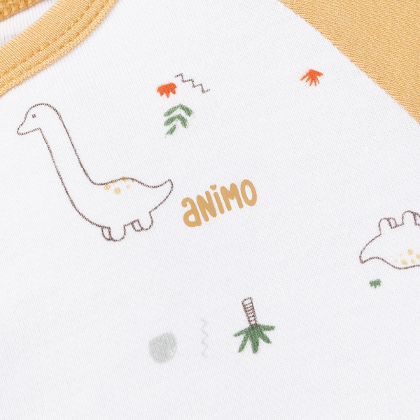 Set 2 bộ modal kháng khuẩn dài Animo VD0325030 (0-24M,Vàng-trắng,TT06)