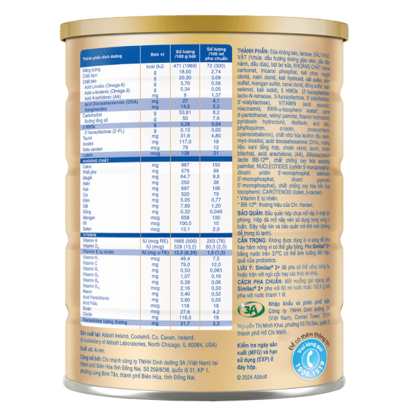 Combo 2 Sữa Similac 5G số 4 900g (2-6 tuổi)