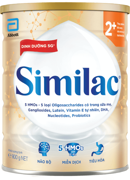 Sữa Similac 2+ 800g (Từ 2 tuổi) (Bao bì cũ: 850g - Giao bao bì ngẫu nhiên)