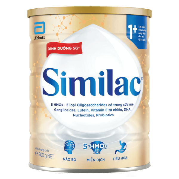 Sữa Similac 1+ 800g (1-2 tuổi) (Bao bì cũ: 850g - Giao bao bì ngẫu nhiên)
