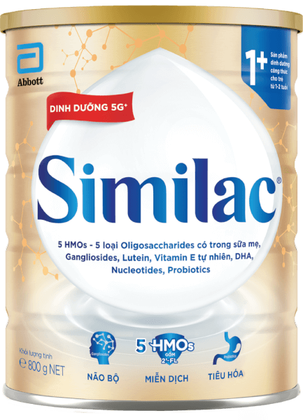 Sữa Similac 1+ 800g (1-2 tuổi) (Bao bì cũ: 850g - Giao bao bì ngẫu nhiên)