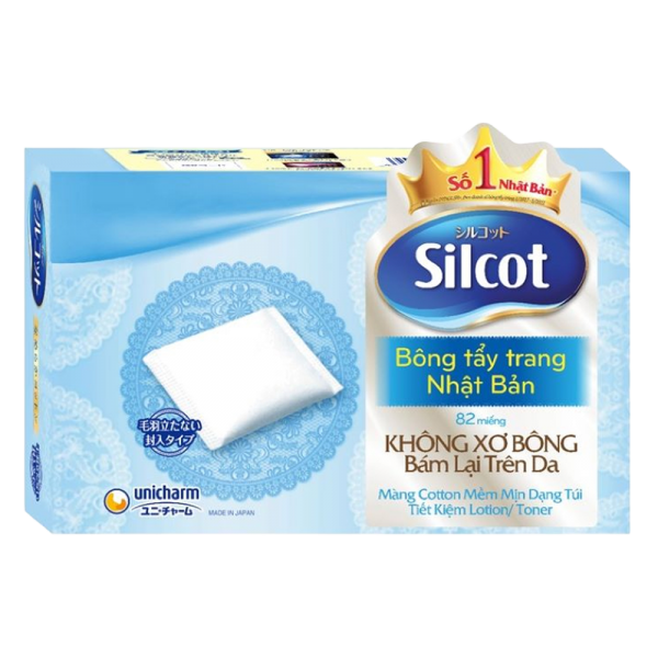 Bông tẩy trang Silcot 82 miếng
