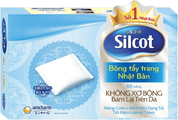 Bông tẩy trang Silcot 82 miếng