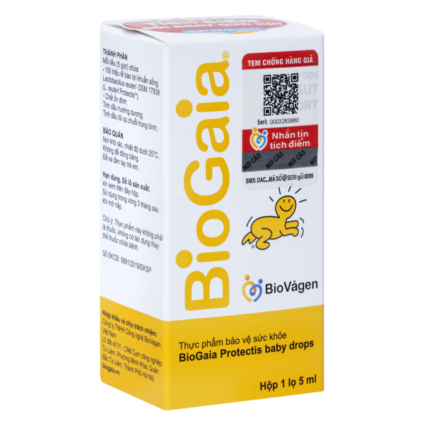 Thực phẩm bảo vệ sức khỏe BioGaia Protectis baby drops