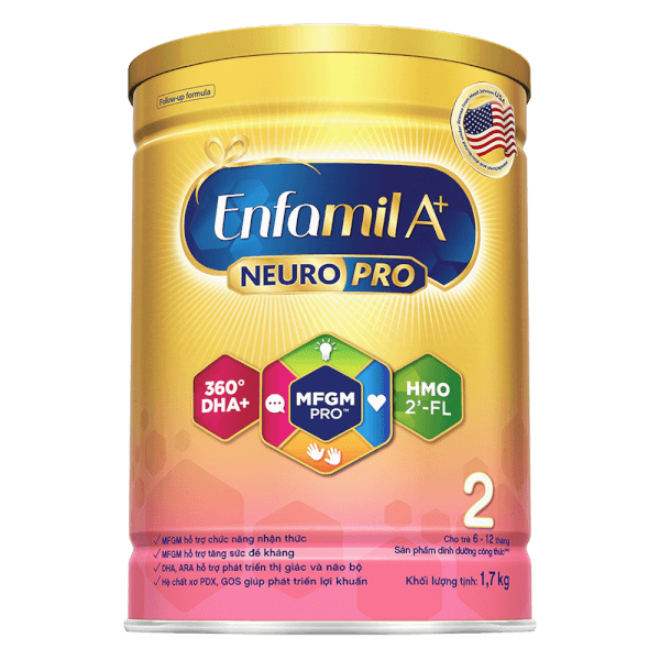 Sữa Enfamil A+ số 2 1700g (6-12 tháng) 2Flex