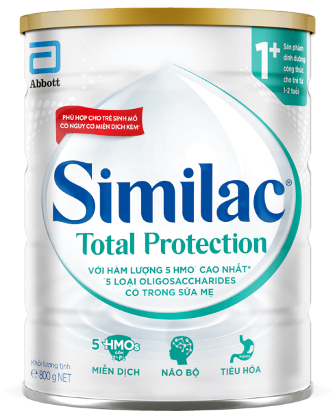 Sữa Similac Total Protection 1+ 800g (1-2 tuổi) (Bao bì cũ: 850g - Giao bao bì ngẫu nhiên)