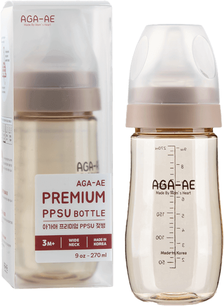 Bình sữa PPSU Aga-ae 270ml (Beige)