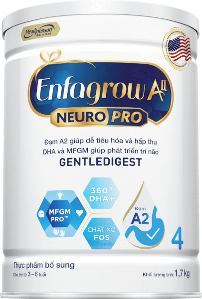 Sữa Enfagrow A2 Neuro Pro số 4 1.7 kg (3 - 6 tuổi)