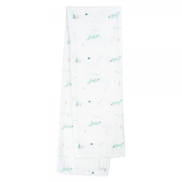 Khăn gạc tắm sợi tre 2 lớp Animo T2304_NBA005 (60x120cm,1 cái) (giao màu ngẫu nhiên)